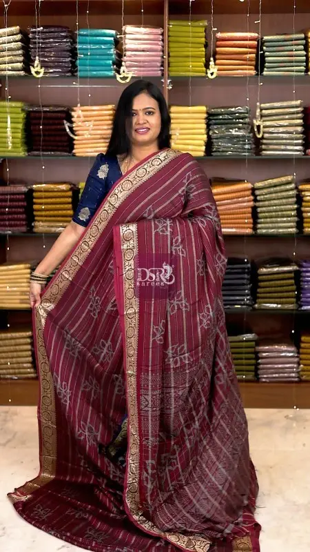 Georgette Chiffon Sarees - Vol1