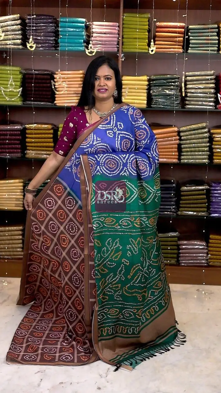 Bhandhini Linen Saree