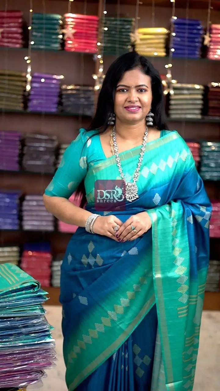 Semi Tussar Jute Silk Sarees