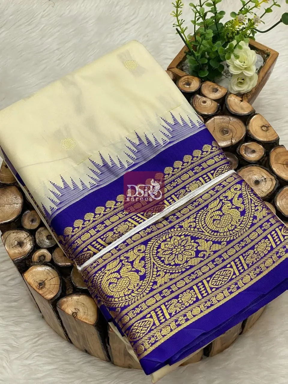 Semi Gadwal Border Sarees - Vol 1