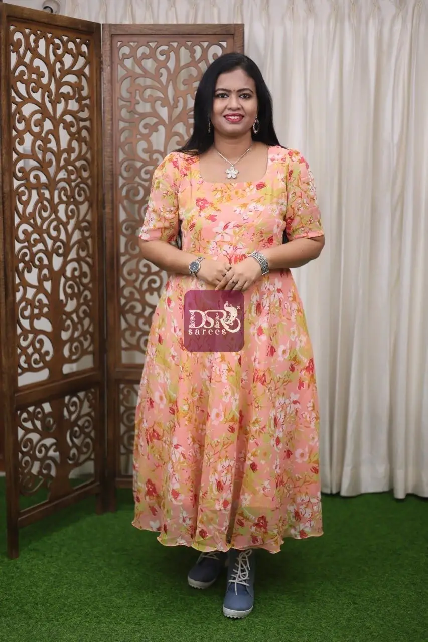 Floral Georgette Maxi