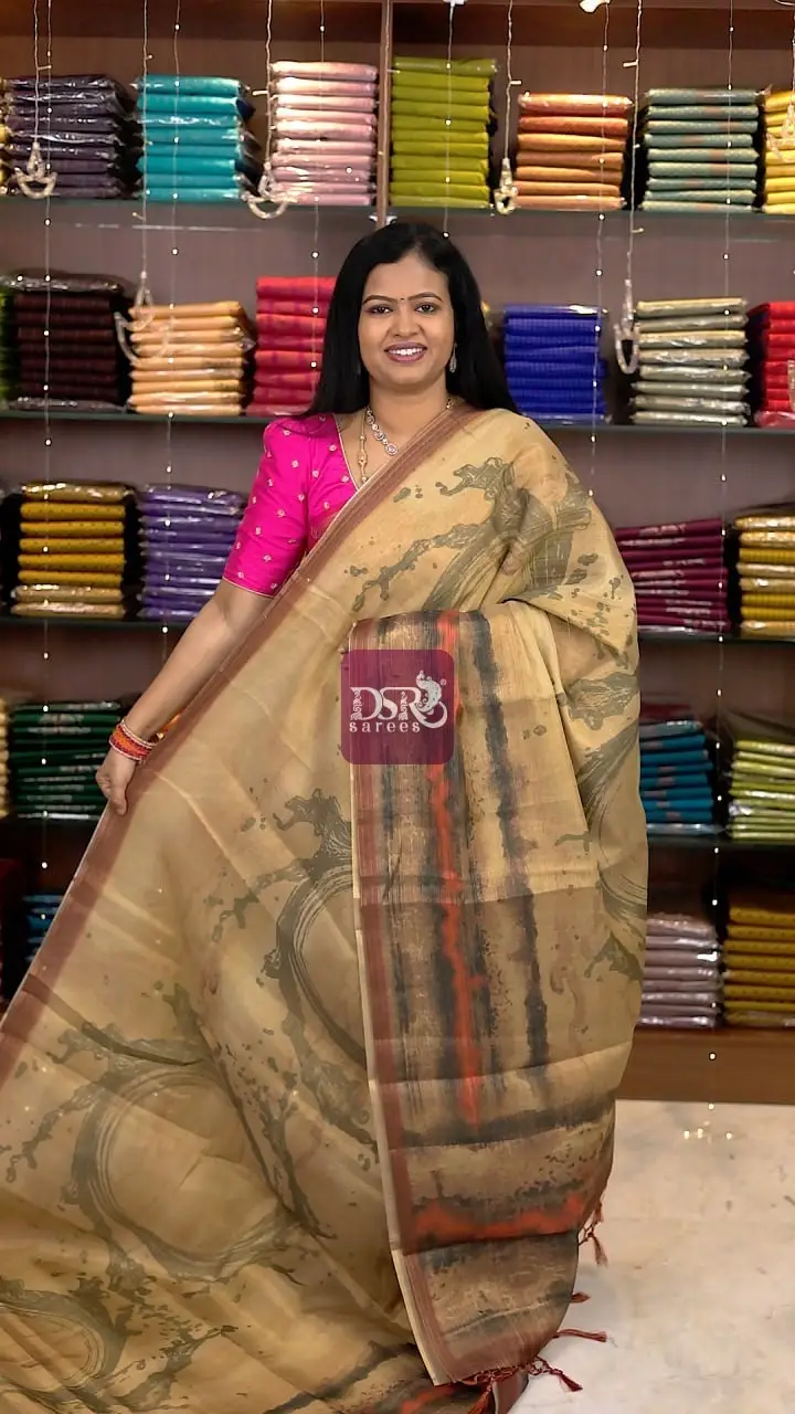 Semi Linen Cotton Tissue