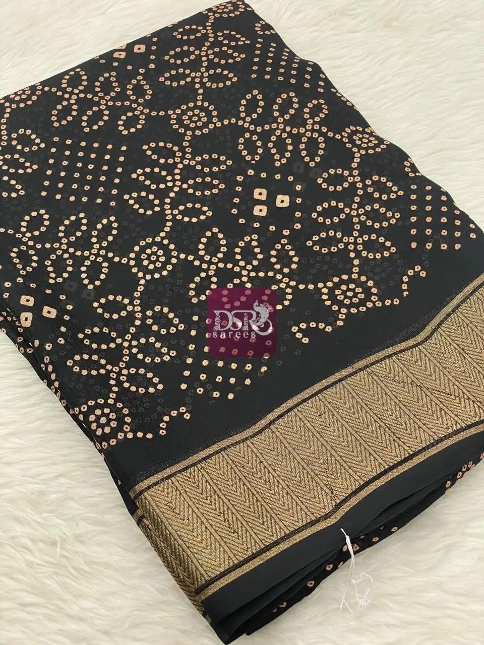 Viscose Chiffon Saree - vol6
