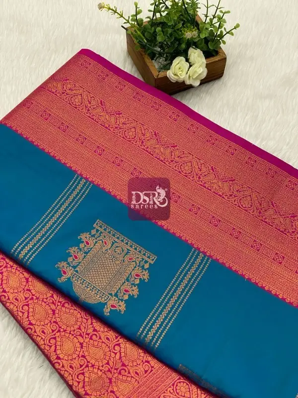 Premium Kanchi Korvai Border Saree