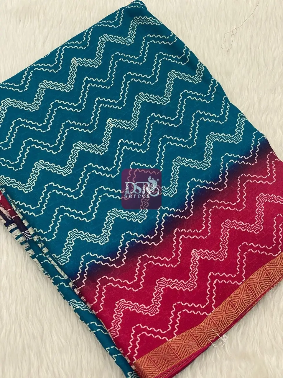 Viscose Chiffon Saree - vol9