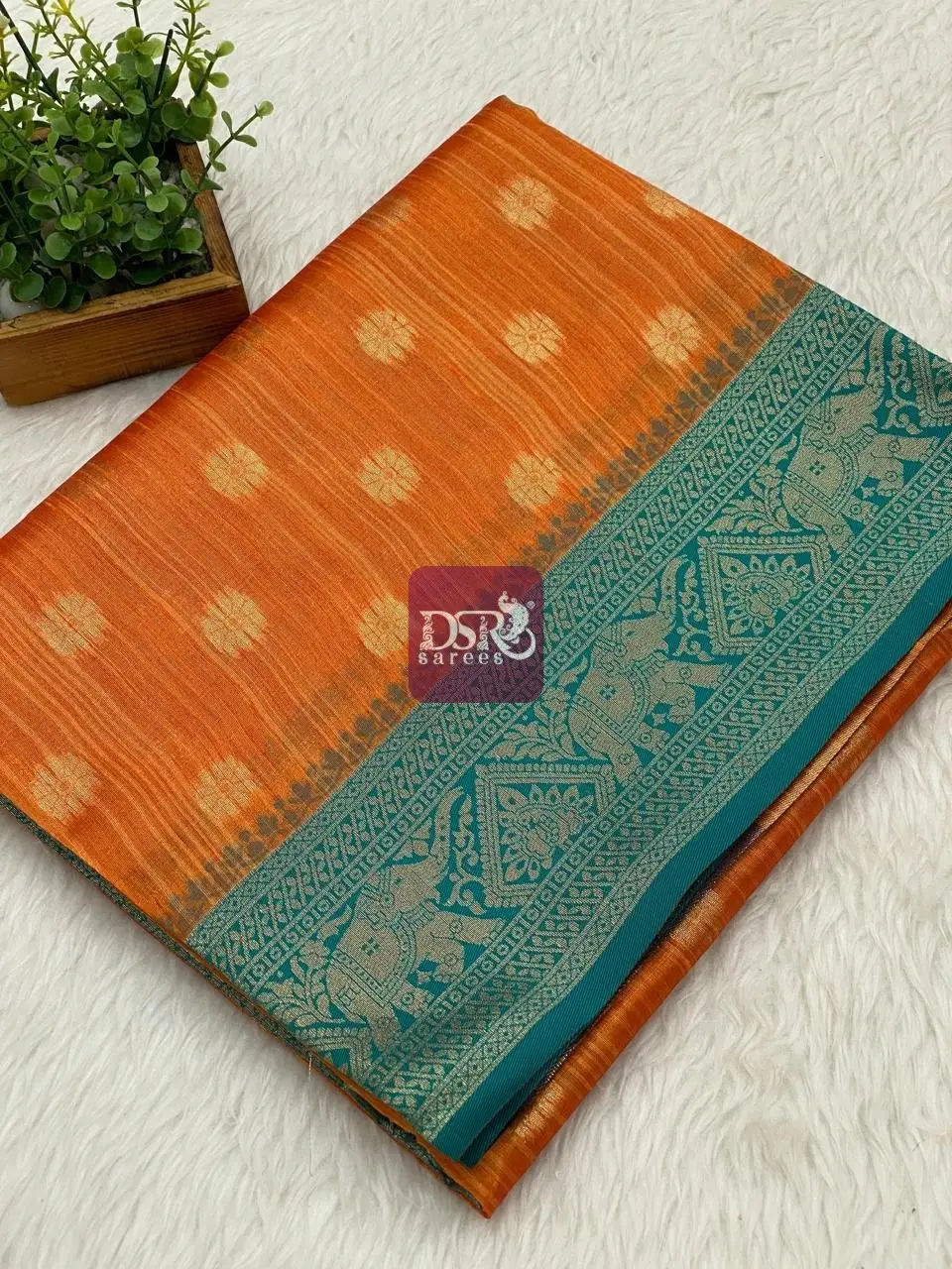 Munga Tussar Silk Sarees