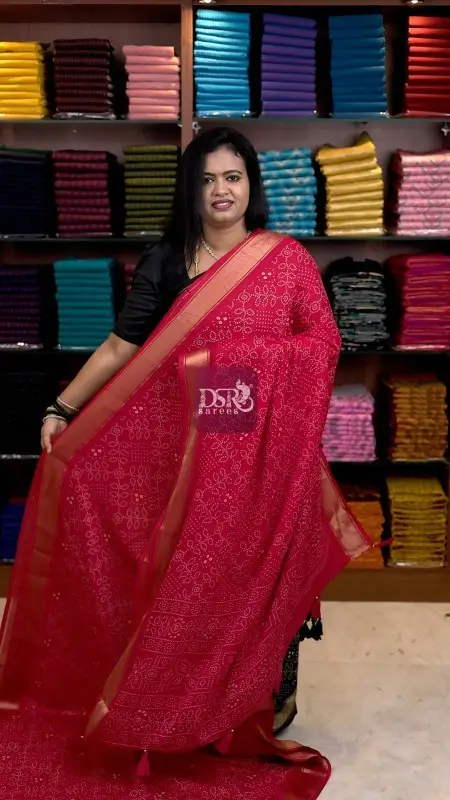 Viscose Chiffon Saree - vol6