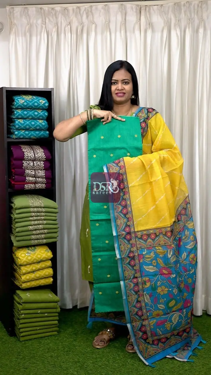 2 Pc Semi Dupion Salwar Suits - vol1