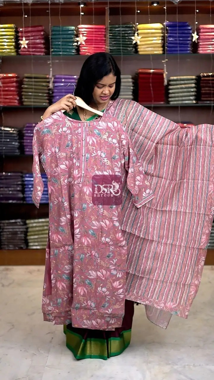 Muslin Designer Kurti Sets