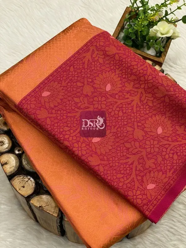 Semi Kanchi Brocade Silk Sarees