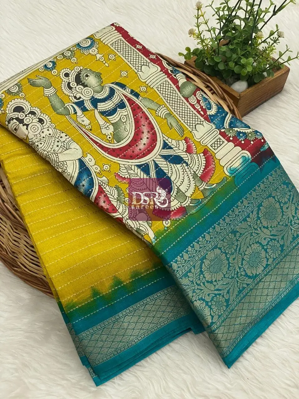 Kalamkari Dola Saree