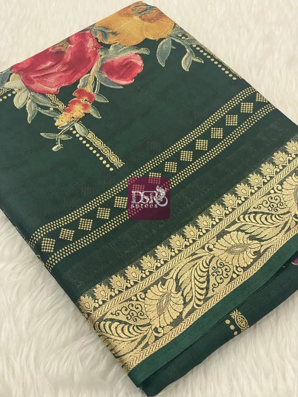 Viscose Chiffon Saree - vol9