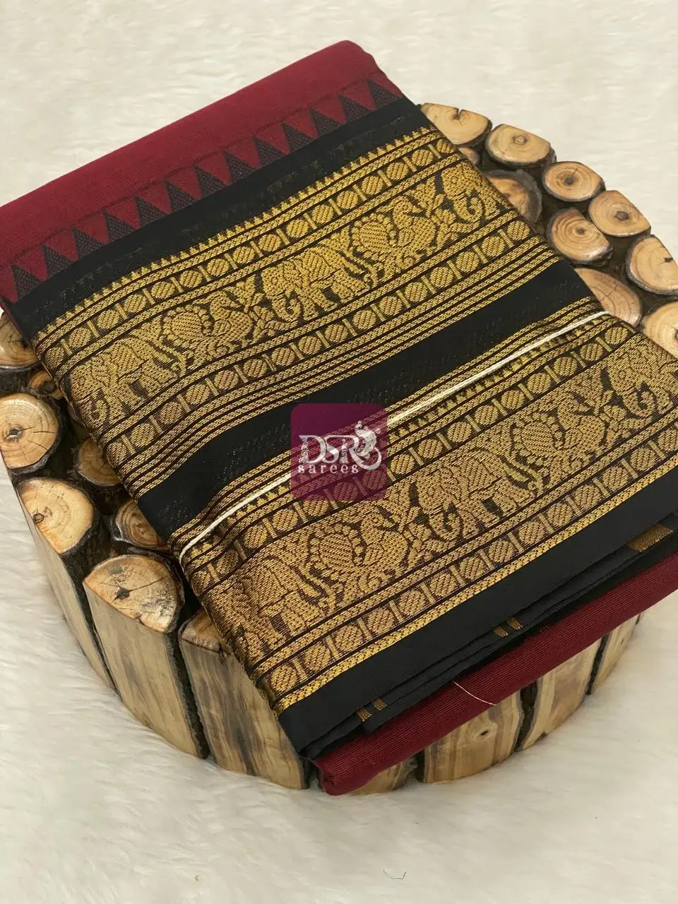 80's Count Chettinadu Sarees W/B