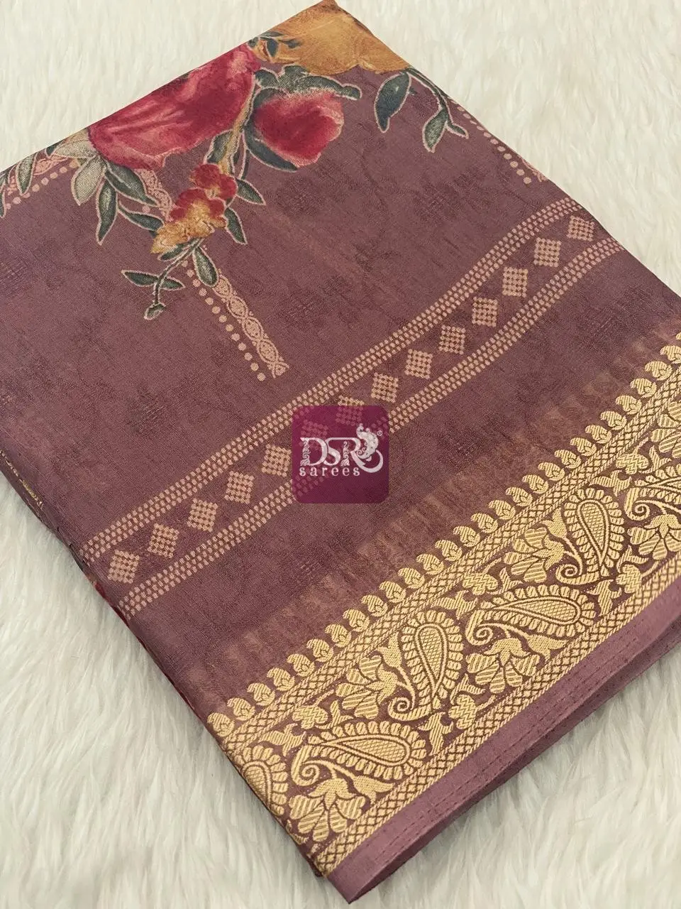 Viscose Chiffon Saree - vol8