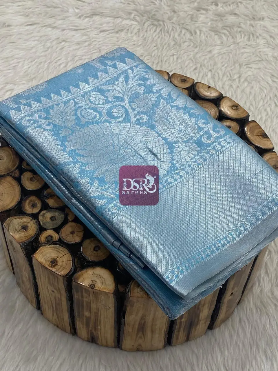 Silver Brocade Silk Sarees