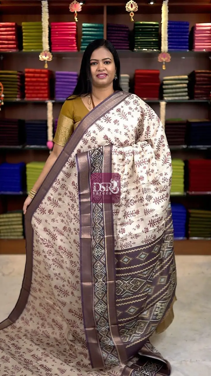 Khadhi Jute Cotton Sarees