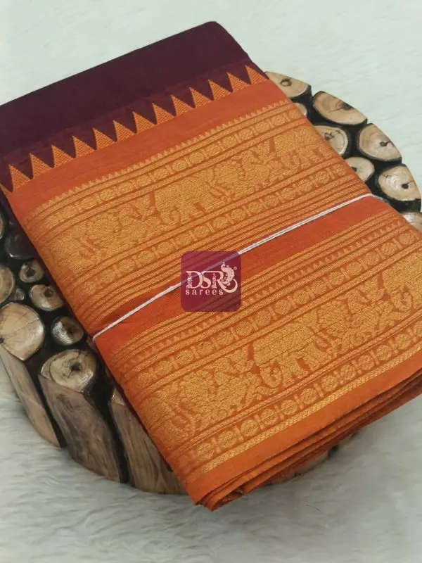 80's Count Chettinadu Sarees W/B