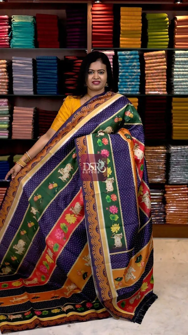 Semi Tussar Saree