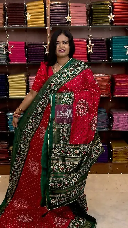 Bandhej Patola Sarees