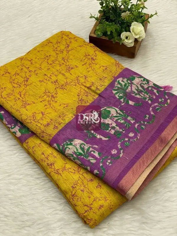 Chanderi Sico Sarees