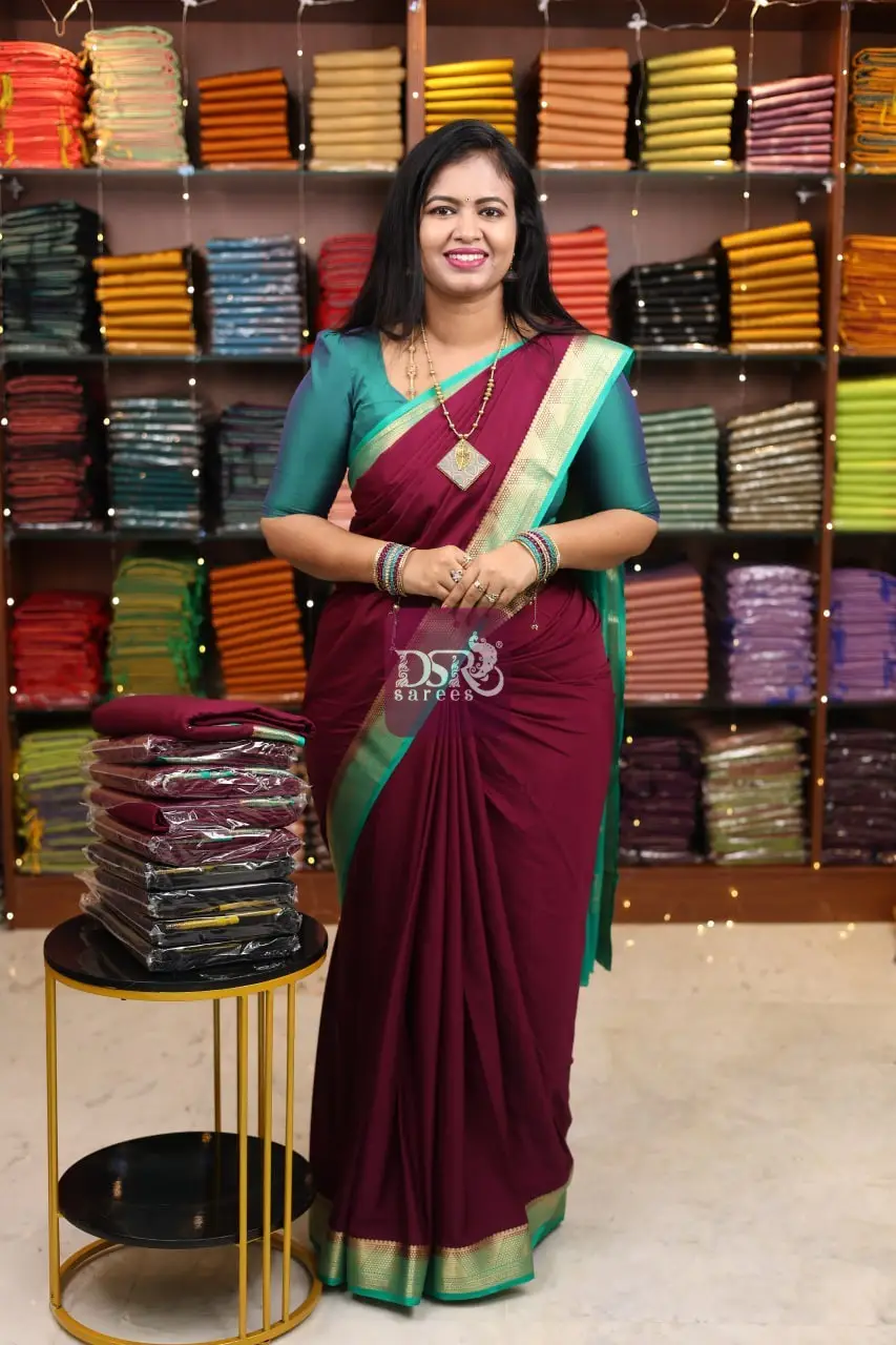 Crepe silk sarees