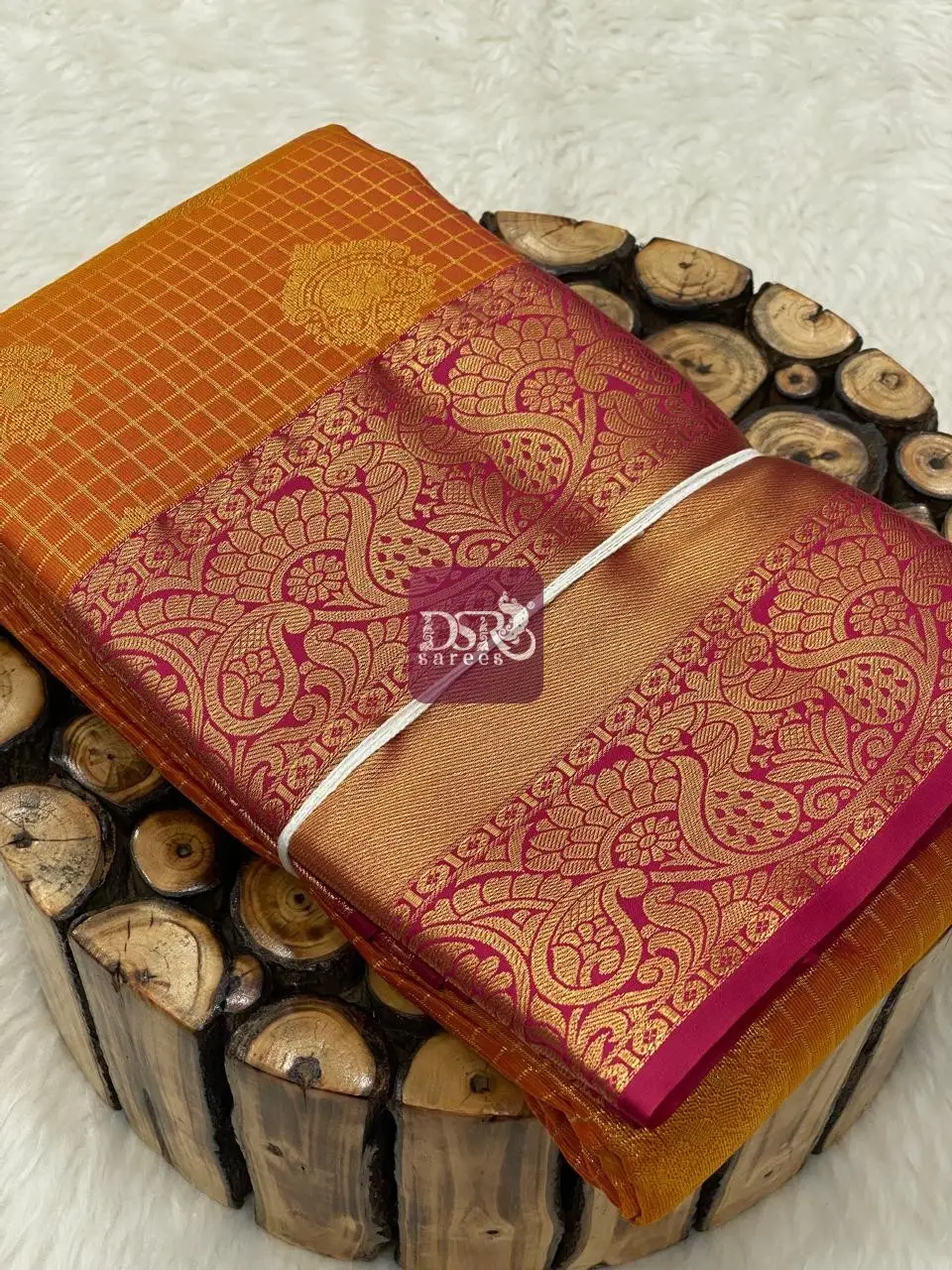 Checks Butta Bridal Sarees