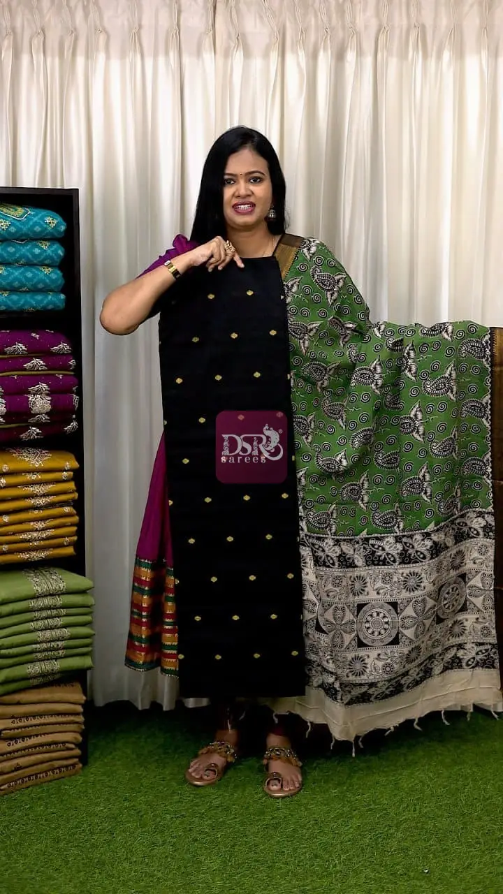 2 Pc Semi Dupion Salwar Suits