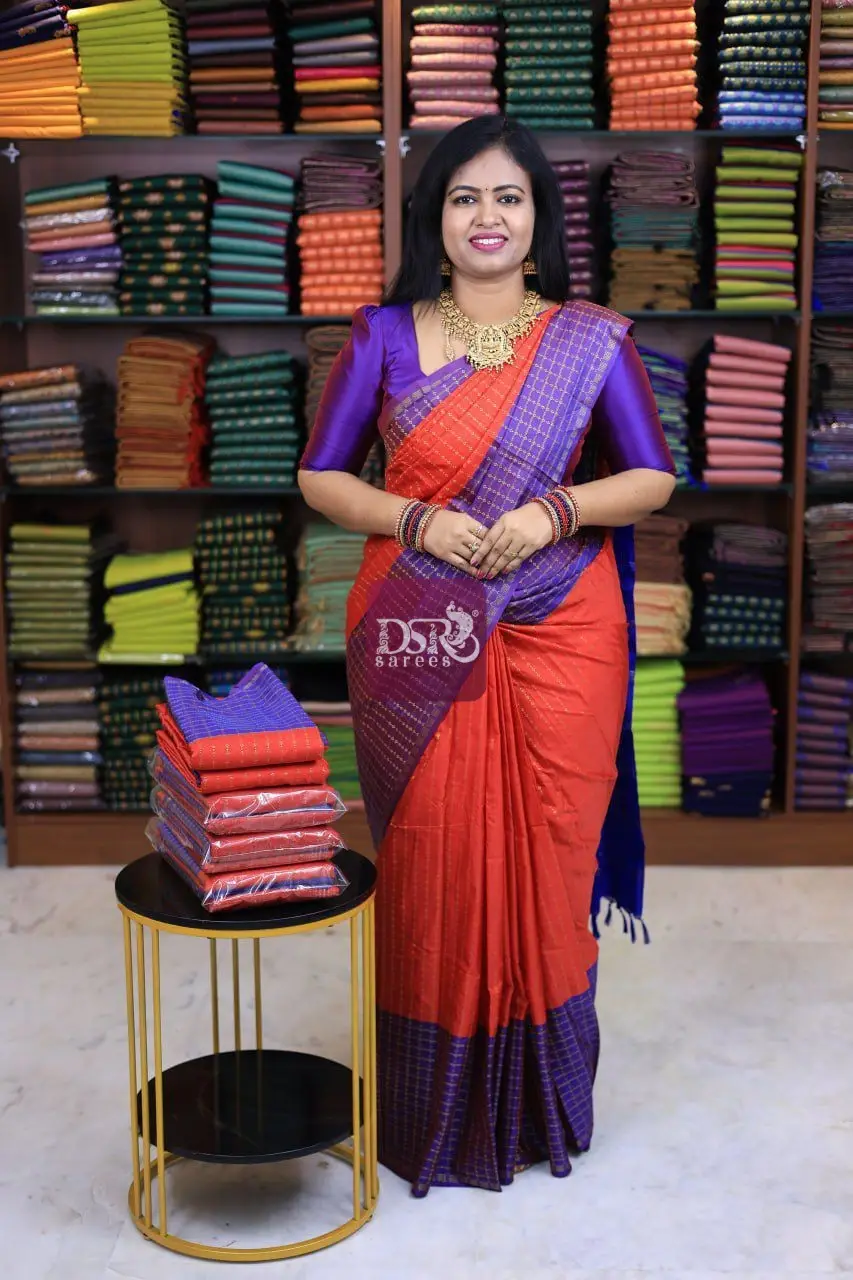 Arani Vairaooshi Bridal Soft Silk Saree