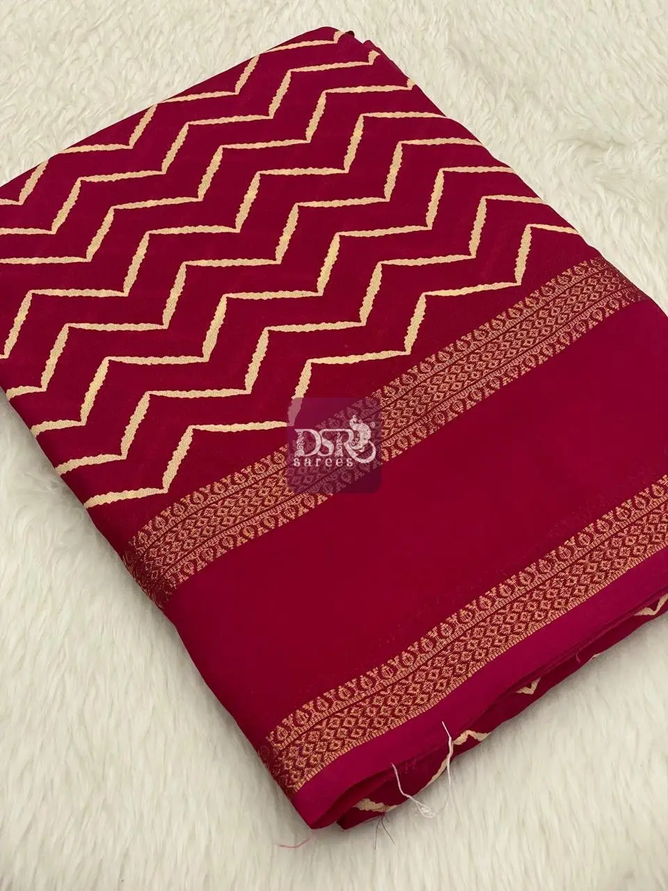 Viscose Chiffon Saree - vol9