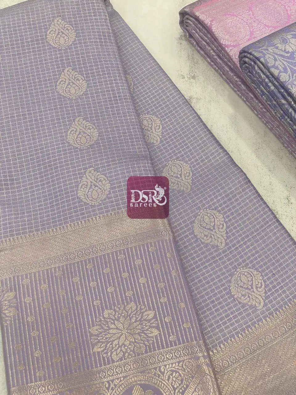 Silver Tissue Bridal Saree - vol1