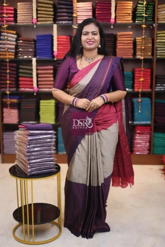 Arani Semi Silk Mubhagam Sarees vol1