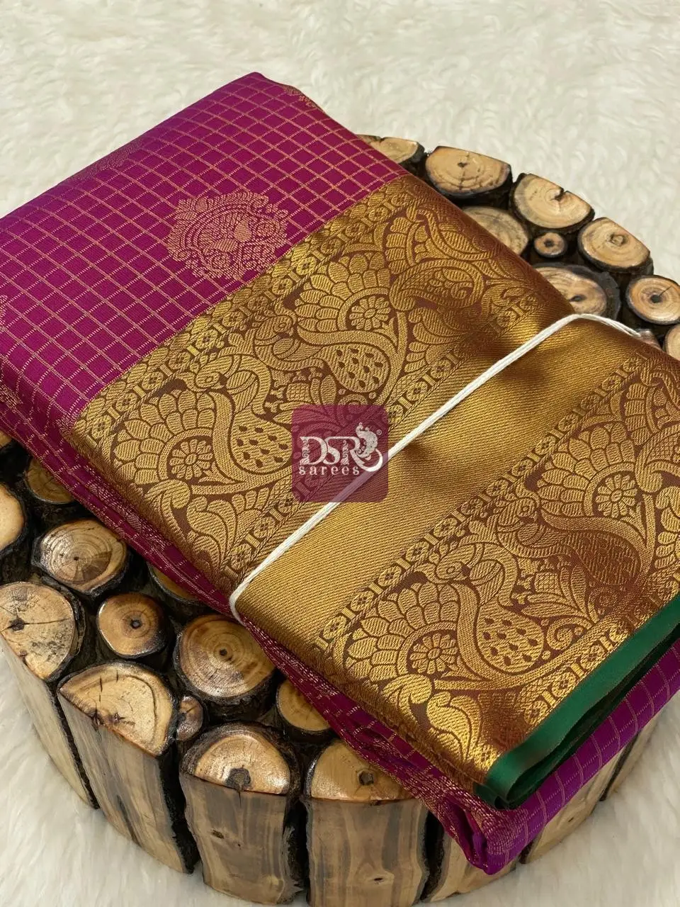 Checks Butta Bridal Sarees