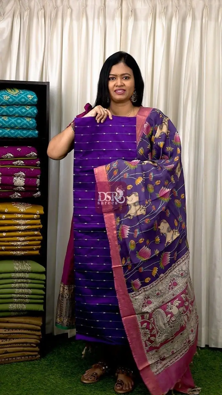 2 Pc Semi Dupion Salwar Suits - vol1