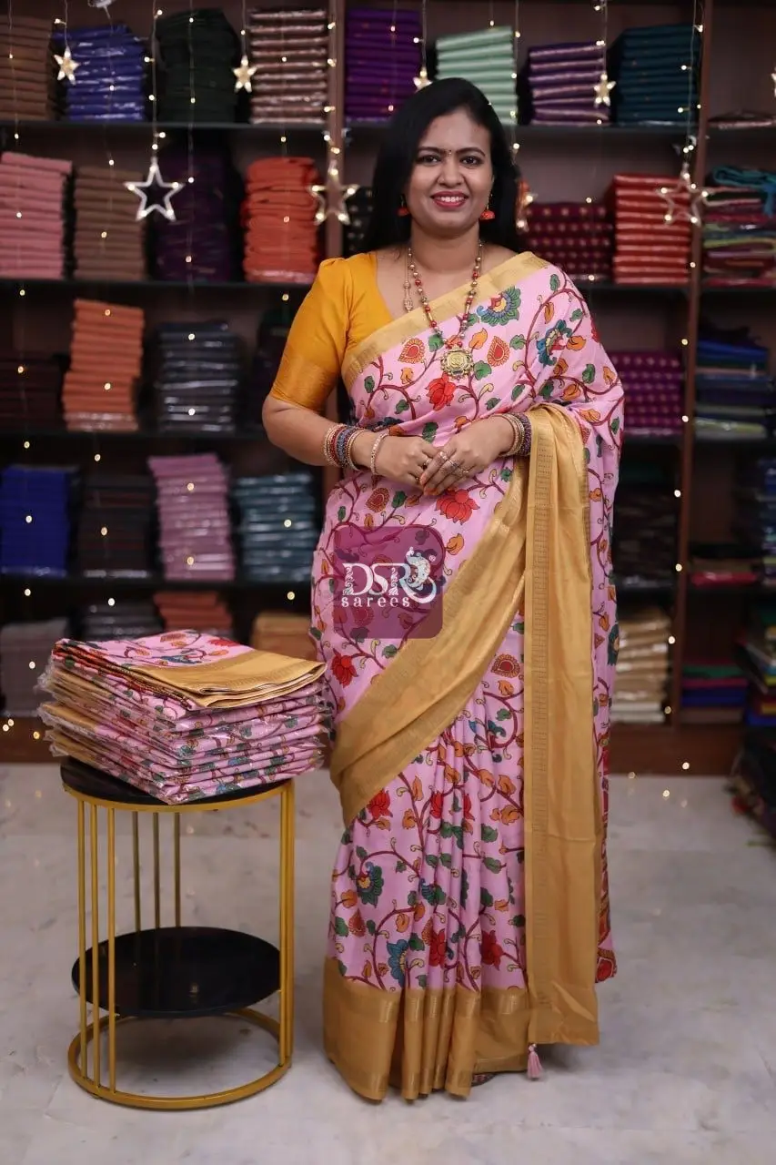 Kalamkari Georgette Sarees
