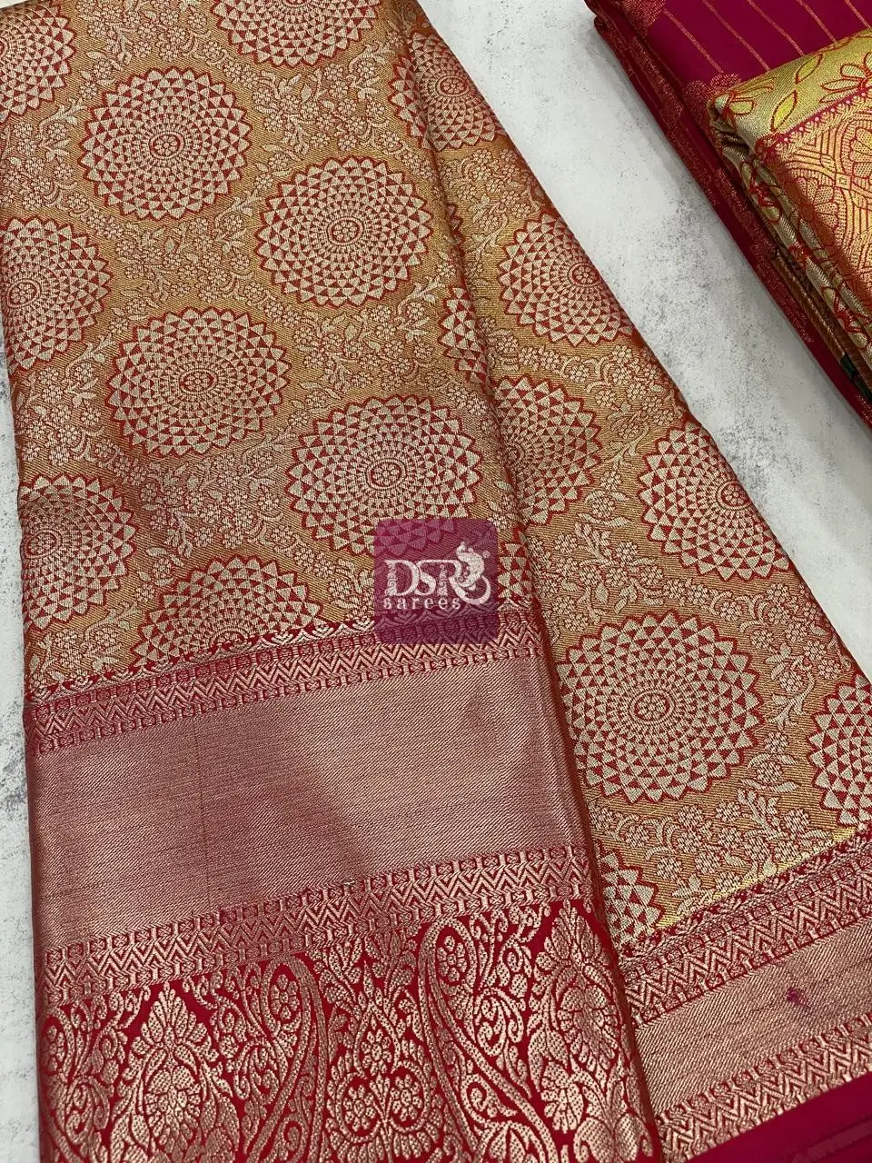 Semi Bridal Silk Sarees