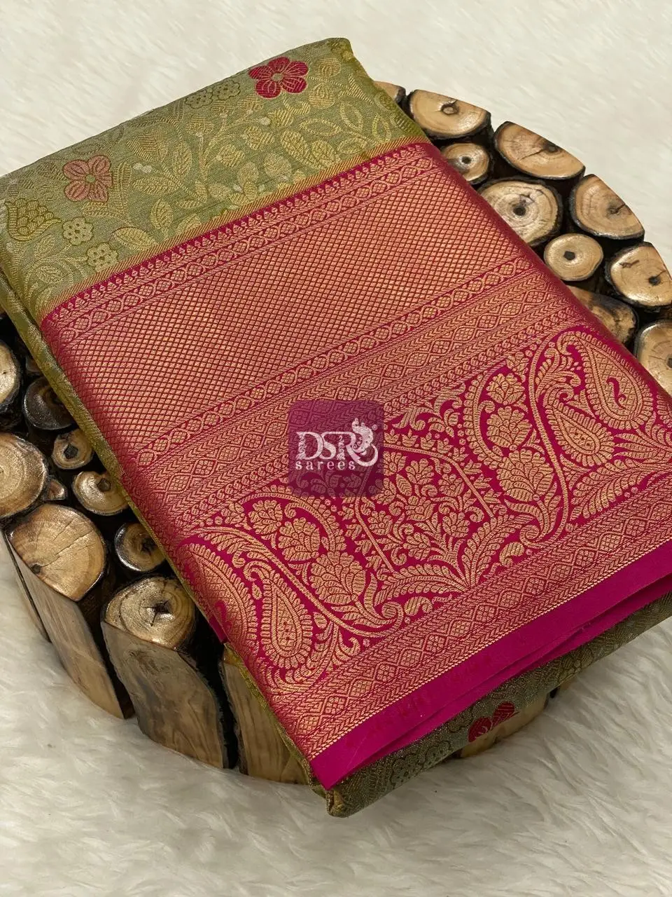 Meena Kari Tissue Bridal Sarees - vol1