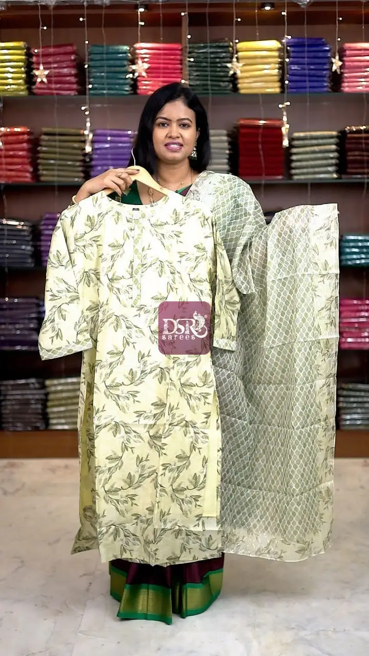 Muslin Designer Kurti Sets
