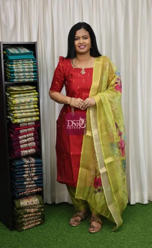 Raw Silk Salwar Sets