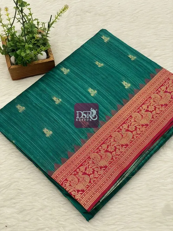 Munga Tussar Silk Sarees