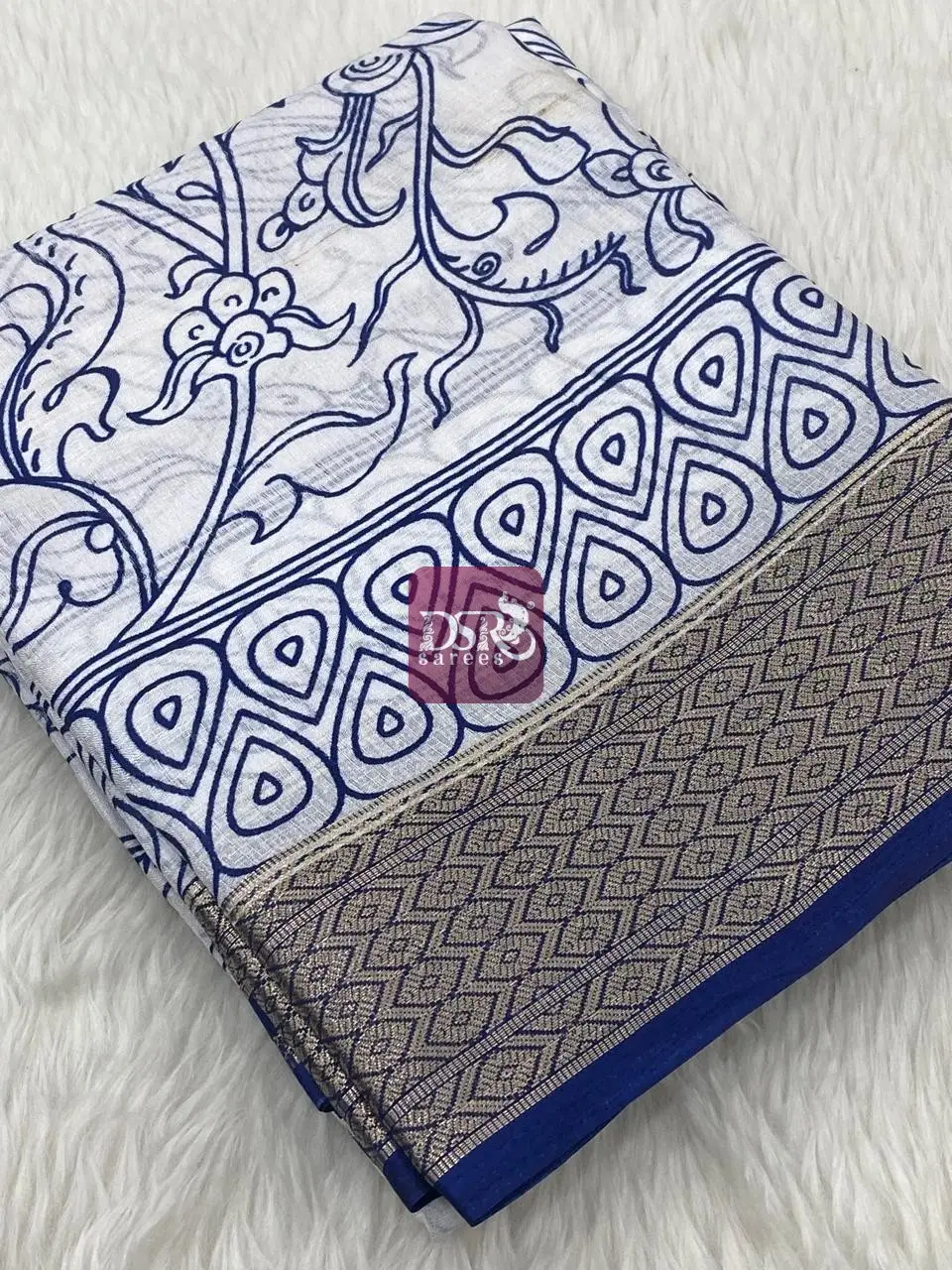 Viscose Chiffon Saree - vol8
