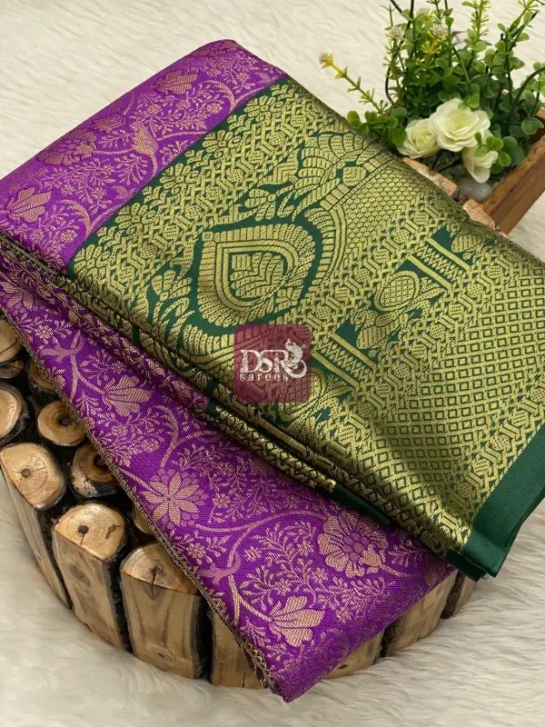 Premium Kanchi Korvai Border Saree