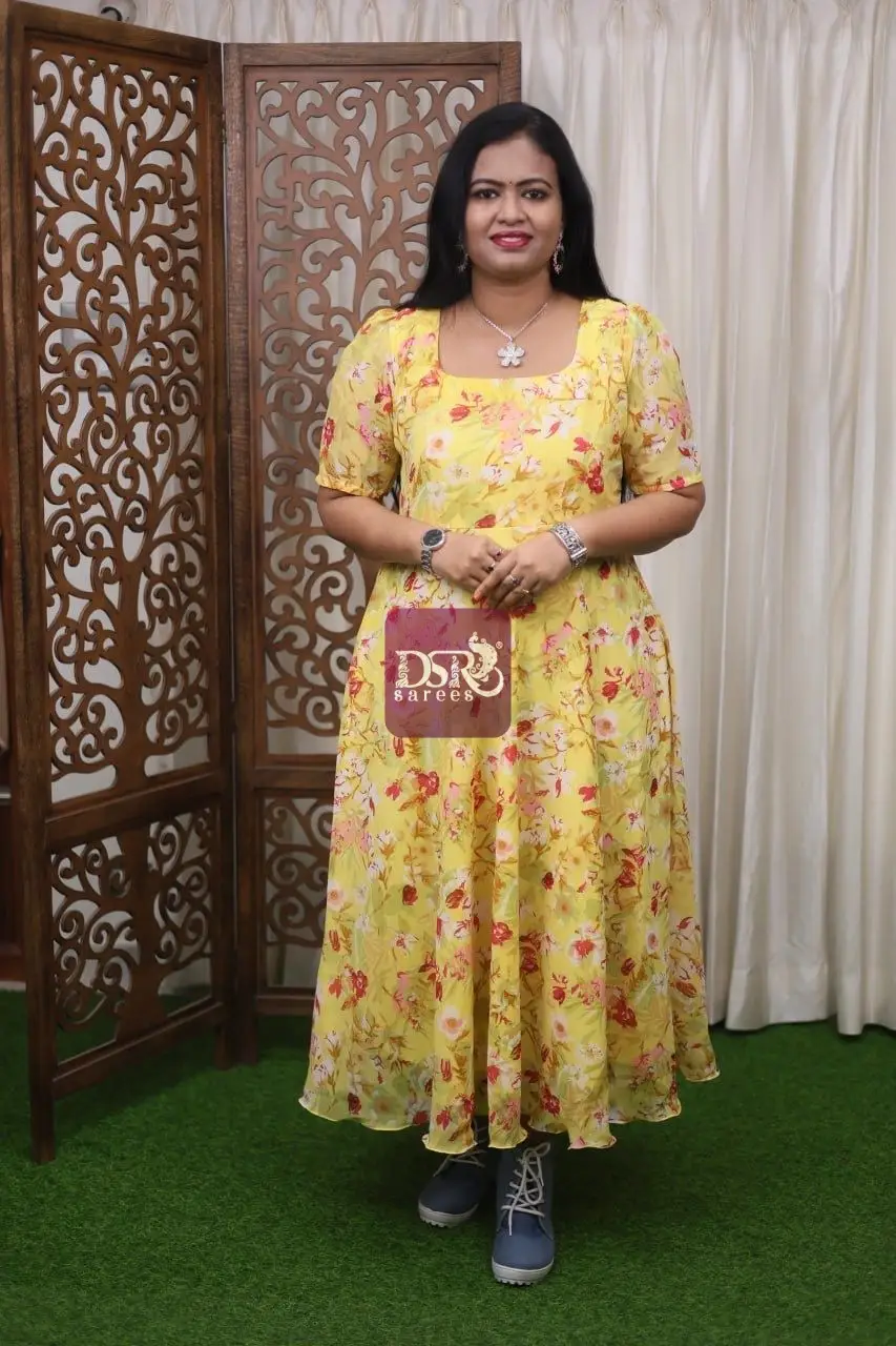 Floral Georgette Maxi