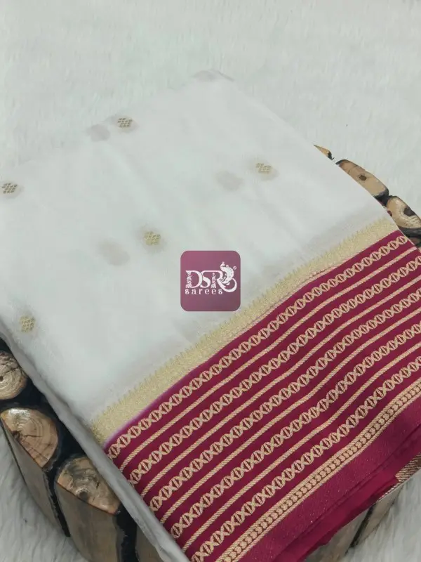 Viscose Crepe Silk Sarees