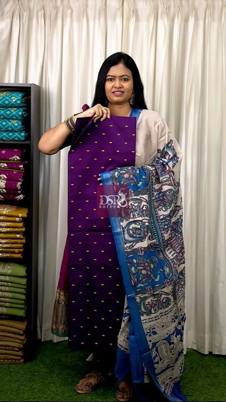 2 Pc Semi Dupion Salwar Suits - vol1