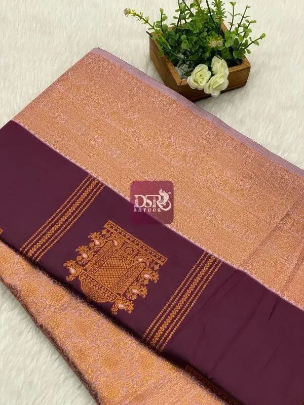 Premium Kanchi Korvai Border Saree