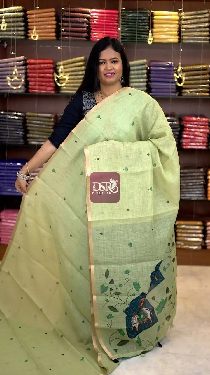 Linen Cotton Sarees