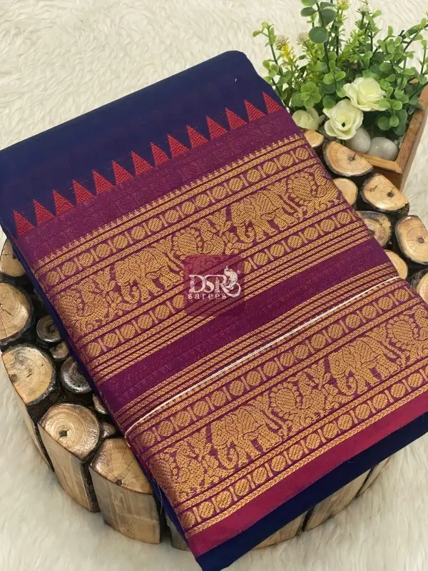 Chettinadu Cotton Sarees W/B