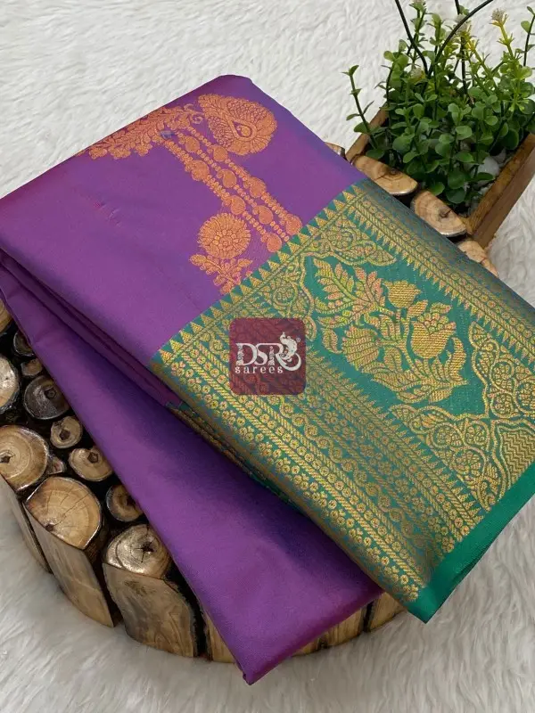 Premium Kanchi Korvai Border Saree