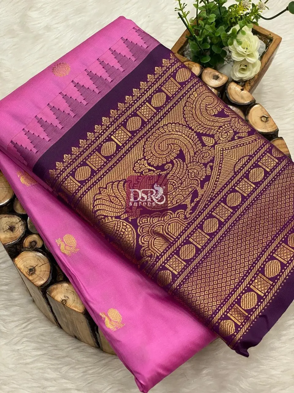 Semi Gadwal Border Sarees - Vol 1