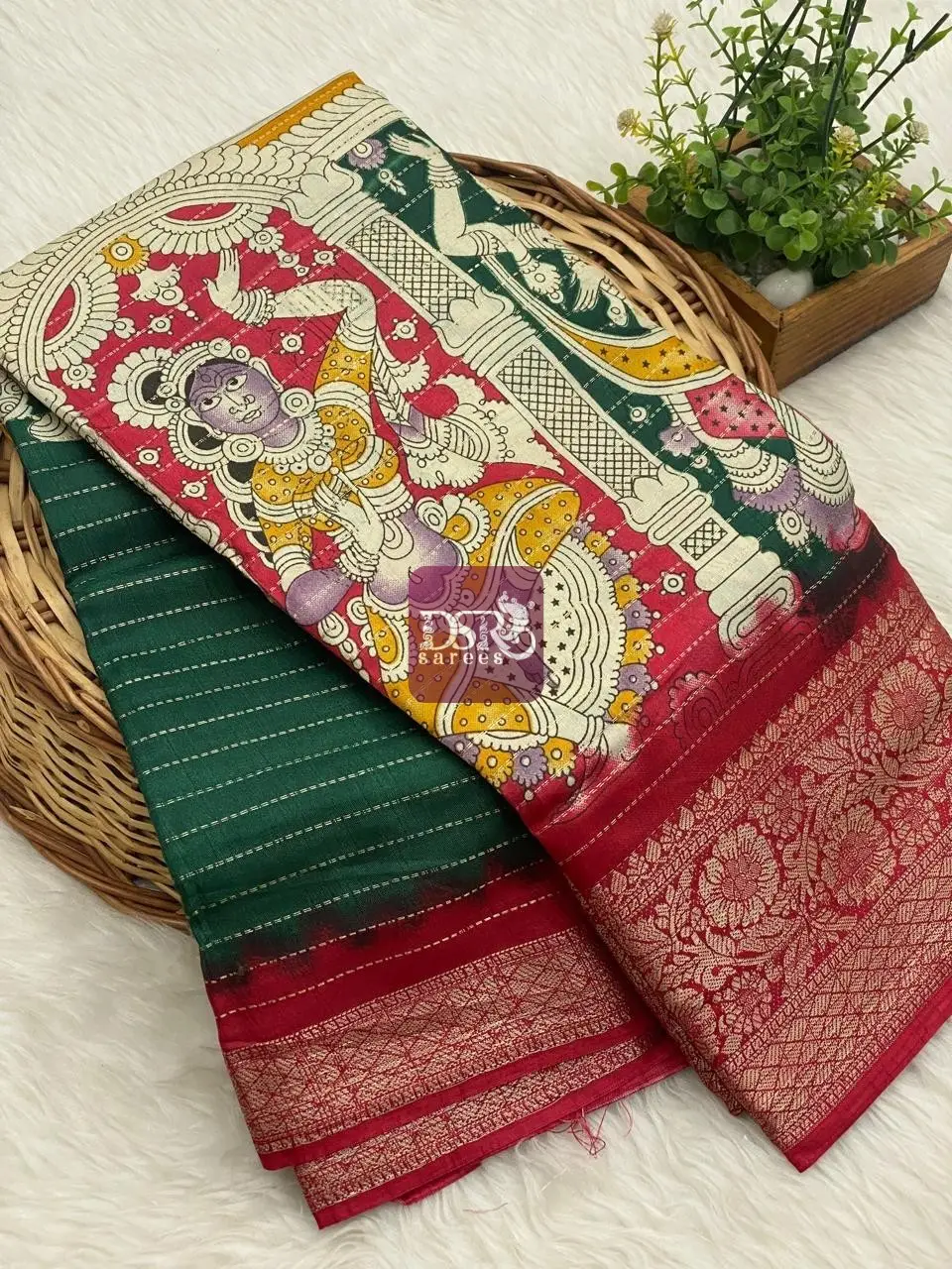 Kalamkari Dola Saree